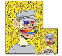 Ape 1000 Piece Jigsaw Wooden Jigsaw BrainChallenging DIY Decorative Game Family Interactive Toy 1000 PCS(75x50cm)