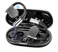 APE-BSW Open-Ear Wireless Earbuds with an earhook Design, Bluetooth 5.3, LED Battery Indicator, 75-Hour Battery Life, and Comfortable fit-Ideal for Sports, Travel, and the Office