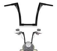 Ape Hangers for Motorcycle Handlebar - Ohhmoto 1-1/4" Diameter Sportster Handlebars Bar Compatible with Road King Glide Softail Slim Dyna XL 883 1200 Breakout Fat Boy 1984-2024,14" Rise Black