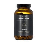 APE Nutrition Beef Liver Capsules Grass Fed - Desiccated Organs, Ancestral Supplement UK, Nose to Tail, 100% Grass Fed & Finished, No Antibiotics Hormones or GMOs, 180 500mg Capsules