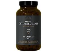 APE Nutrition Organic Optimised Male | 180 Capsules | 100% Grass-Fed Beef Reproductive Organs & Liver Men’s Premium Hormone Supplement | Boost Male Vitality & Energy | Gym Supplements for Men