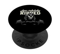 Ape-Solutely Ripped Gorilla Fitness Animal Strength PopSockets Adhesive PopGrip