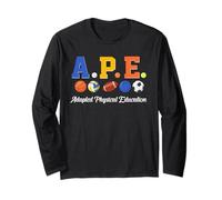 APE Teacher Adapted PE Teacher Physical Education Long Sleeve T-Shirt