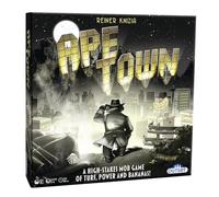 Ape Town by Reiner Knizia - for 2 to 4 Players Ages 10+ - Area Control Tile Laying Board Game