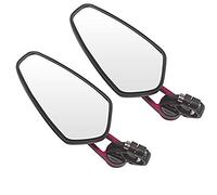 APEBAZY 7/8" 22mm Bar End Rear Mirrors Motorcycle Accessories Motorbike Scooters Rearview Mirror Side View Mirrors Moto for Cafe Racer Wide Angle Blind Spot Free Motorcycle Rearview Mirror