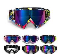 APEBAZY Motorcycle Goggles Motocross Dirt Bike Glasses ATV Off Road Racing Mx Riding Goggle Windproof Anti Fog UV Ski Goggles