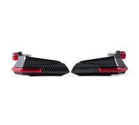 APEBAZY Motorcycle Hand Guards for Dirtbikes 22 mm 25 mm 28 mm Handguards Motorcycle with Hand Protection Compatible with ATV Cafe Racer Bobber (Red)