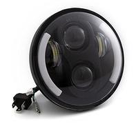 APEBAZY Motorcycle Headlights Motorcycle LED Headlight Motorbike Headlight Round Waterproof Headlights (SYCD207-5.75)