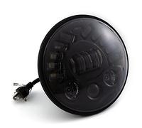 APEBAZY Motorcycle Headlights Universal Motorcycle LED Headlight Angel Eye Motorcycle Headlight Round Waterproof Auxiliary Headlights (SYCD201-7)
