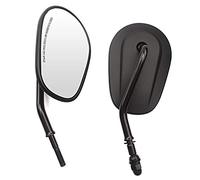 APEBAZY Pair 8mm Motorcycle Rearview Mirror Wide Angle Blind Spot Free Ultra Large Field Of View Side Mirror For 1200L XL883 XL883L Sportster 883 1200 48 72