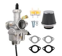 APEBAZY PZ27 Carburettor 27 mm Motorcycle Carburettor with Air Filter Clamp for 4 Stroke 150cc 200cc 250cc ATV Motocross Moped (PZ27)