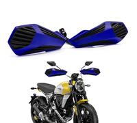 APEBAZY Universal Motorcycle Handguards Motocross Hand Guards 7/8" 22mm Motorbike Handlebars Protection for Cafe Racers Bobbers Choppers Scooters (Blue)
