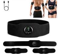 Apeborn Next Gen Ultra Muscle Fitness AB Belt,Adjustable Toning Belt,Rechargeable Muscle Stimulator With 12 Modes&19 Intensity Levels,Abdominal Toning Belt Workout Fitness Device for Abs,Arm,Legs