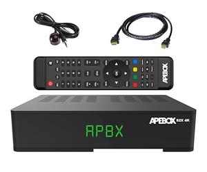 APEBOX S2X 4K, DVB-S2X UHD (2160p) FTA Multistream 4K H265 Satellite Receiver, USB 2.0, Ethernet and Youtube, An Excellent receiver with outstanding features