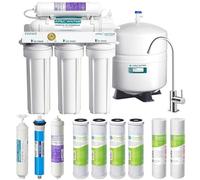 APEC Water Systems ROES-PH75 Essence Series Top Tier Alkaline Mineral pH+ 75 GPD 6-Stage Certified Ultra Safe Reverse Osmosis Drinking Water Filter System with Extra High Capacity Filter Set Stage 1-3