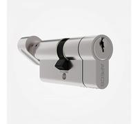 APECS Thumb Turn Euro Cylinder Lock, 90MM, 3 Keys, High Security for UPVC and Composite Doors,Anti-Pick, Anti-Drill (40T/50)