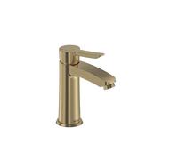 Apelo Eco Start Basin Mixer with Clicker Waste Brushed Brass