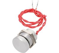 APEM 22mm IP69K Vandal Resistant Piezo Switch SPST Off-On