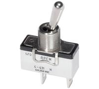 APEM 649NH Toggle Switch DPDT On-Off-On 250V 10A