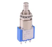 APEM 8632A PUSHBUTTON SWITCH, SPDT, 6A, 250VAC, SOLDER LUG (1 piece)