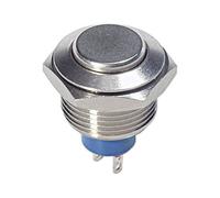 APEM 9633AX1146 Tamper-Proof Pushbutton 250V AC 0.3A Ø16mm Metal