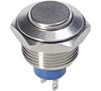 Apem 9633AX1146 Vandalism-Protected Push Button 250 V/AC 0.3 A 1 x Off/(On) Touching 1 Piece