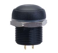 APEM IRR3S422 16mm Black 48VDC Round Pushbutton Switch