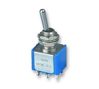 Apem SWITCH, DPDT | TOGGLE SWITCHES, 1 X QTY - 5646A