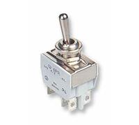 APEM - Toggle Switch, Metal Lever, DPST, ON-OFF, 15A