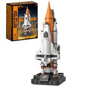 APENGBAOL Space Shuttle Building Blocks Set, 616 Pieces Mini Rocket Model Kit with Launch Pad, Space Program Collectible Display, STEM Inspired Construction Toy for Hobbyists & Enthusiasts