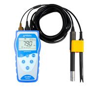 Apera Instruments AI485 DO8500 Portable Optical Dissolved Oxygen Meter Kit, Auto Compensation for Temperature, Air Pressure and Salinity, GLP Data Management