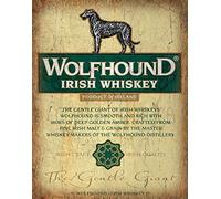 Aperiy Wolfhound Irish Whiskey Tin Sign Retro Bar Cafe Retro Sign Outdoor Sign Home Decoration Indoor And Outdoor Wall Decoration Metal Sign 8x12inch