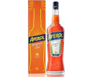 Aperol Aperitivo 3L Gift Box | 11% ABV | The Unmistakable Orange-Coloured, Bittersweet Italian Spritz In A Spectacular Extra Large Bottle