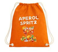 Aperol Gifts Woman, Aperol Spritz Gym Bag Orange with Drawstring, Aperol Costume Women's Accessories, Summer Festival Bag, Aperol Gift for Carnival Cosplay Costumes Accessories