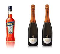 Aperol Spritz: Aperol Aperitivo 100cl with 2 x Cinzano Prosecco DOC Non Vintage, 75 cl