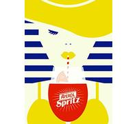 Aperol Spritz Poster Retro Wall Art Vintage Style Home Decor Print (50x70 cm)