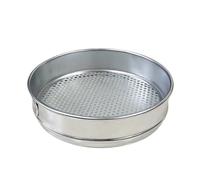 Aperture Lab Soil Standard Test Sieve Dia 200mm, Long-lasting Round Hole Fine Mesh Sieve 1-22mm 1pc(15mm)