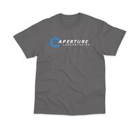 Aperture Laboratories Inspired by Portal T-Shirt Grey Small