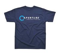Aperture Laboratories Inspired by Portal T-Shirt (XL) Navy
