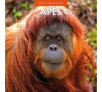 Apes - 2026 Square Wall Calendar - by Red Robin Publishing