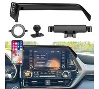 APESER Compatible with Toyota Highlander Phone Holder Mount 2022 2023 2024,Cell Mount Automobile Cradles for 8 inch Navigation Touch Screen,Phone Holder Anti-Shake,Black