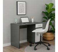 Apetito 09 Childrens Study Desk Kids Workstation With Drawer And Cabinet Modern Compact Design For Learning Anthracite White