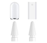 APETOO Compatible with Apple Pencil Tip and Cap Replacement/Charging Adapter for Apple Pencil 1st Generation, 4 Pack for Apple Pencil Cap Magnetic/iPencil Charger/iPencil Nibs for iPad Pro Pencil