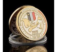 APEUODDHD Memorial 1765-2015 France Belle-Ile-En-Mer of The French Revolution Gold Plated Coin Souvenir Coin For Collection