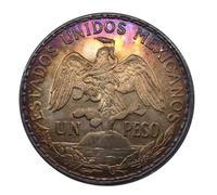 APEUODDHD Mexico 1914 Cupronickel Plated Gold Souvenir Old Gift Collectible Copy Coin Desktop Metal Ornament