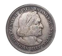 APEUODDHD United States Of America 1893 Columbian Cupronickel Plated Coin souvenir Gift Old Metal Collectible Coins
