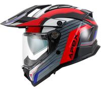 Apex AT300 Everest, adventure helmet L Black/Grey/Red/White/Blue