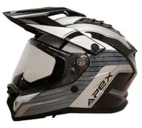 APEX AT300 Everest Helmet, black-grey-white, size M for Men