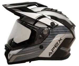 APEX AT300 Everest Helmet, black/grey/white, size XL (61/62)