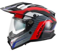 APEX AT300 Everest Helmet, black/red/blue, size M (57/58)